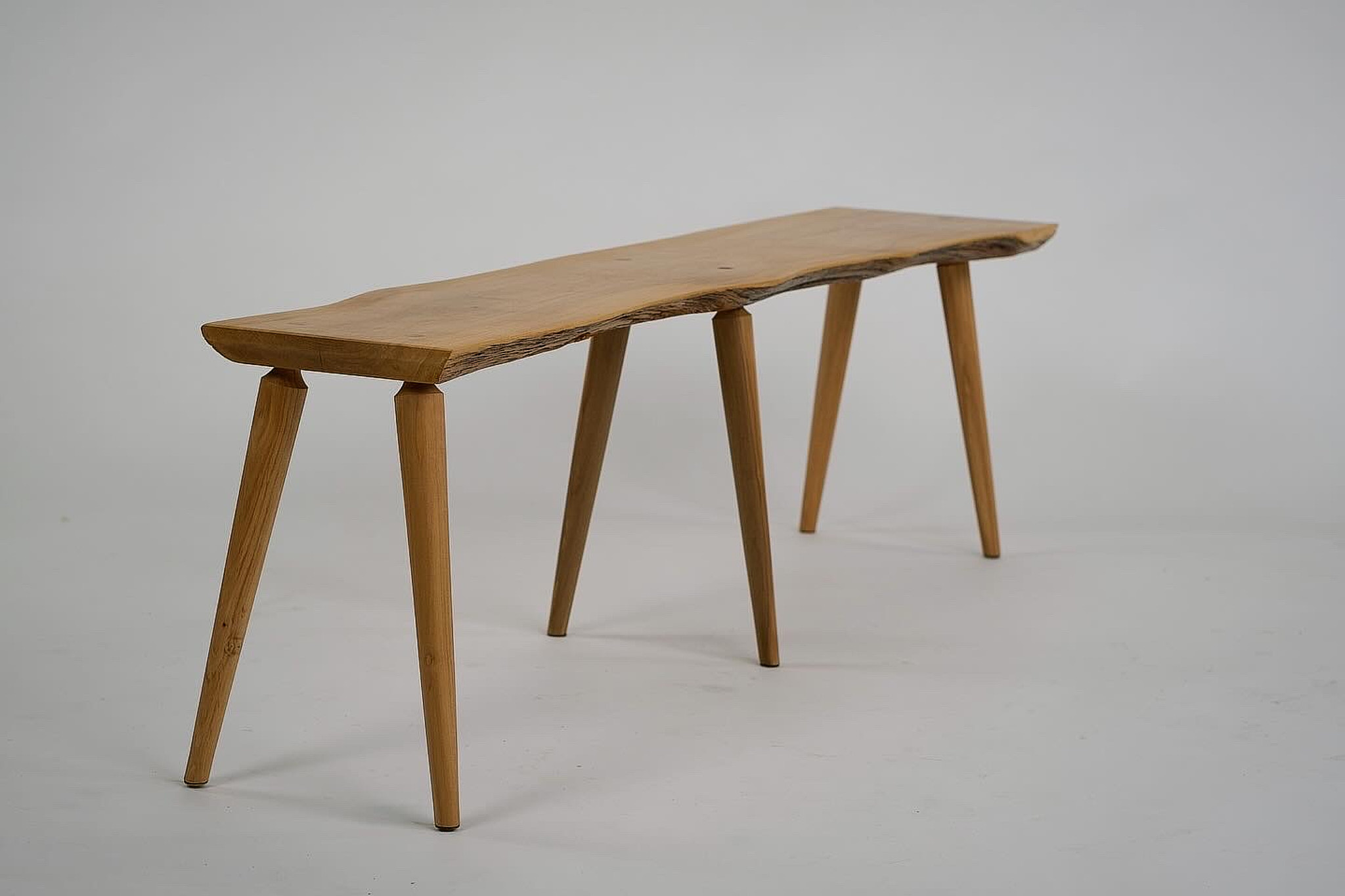 windsor style slab bench