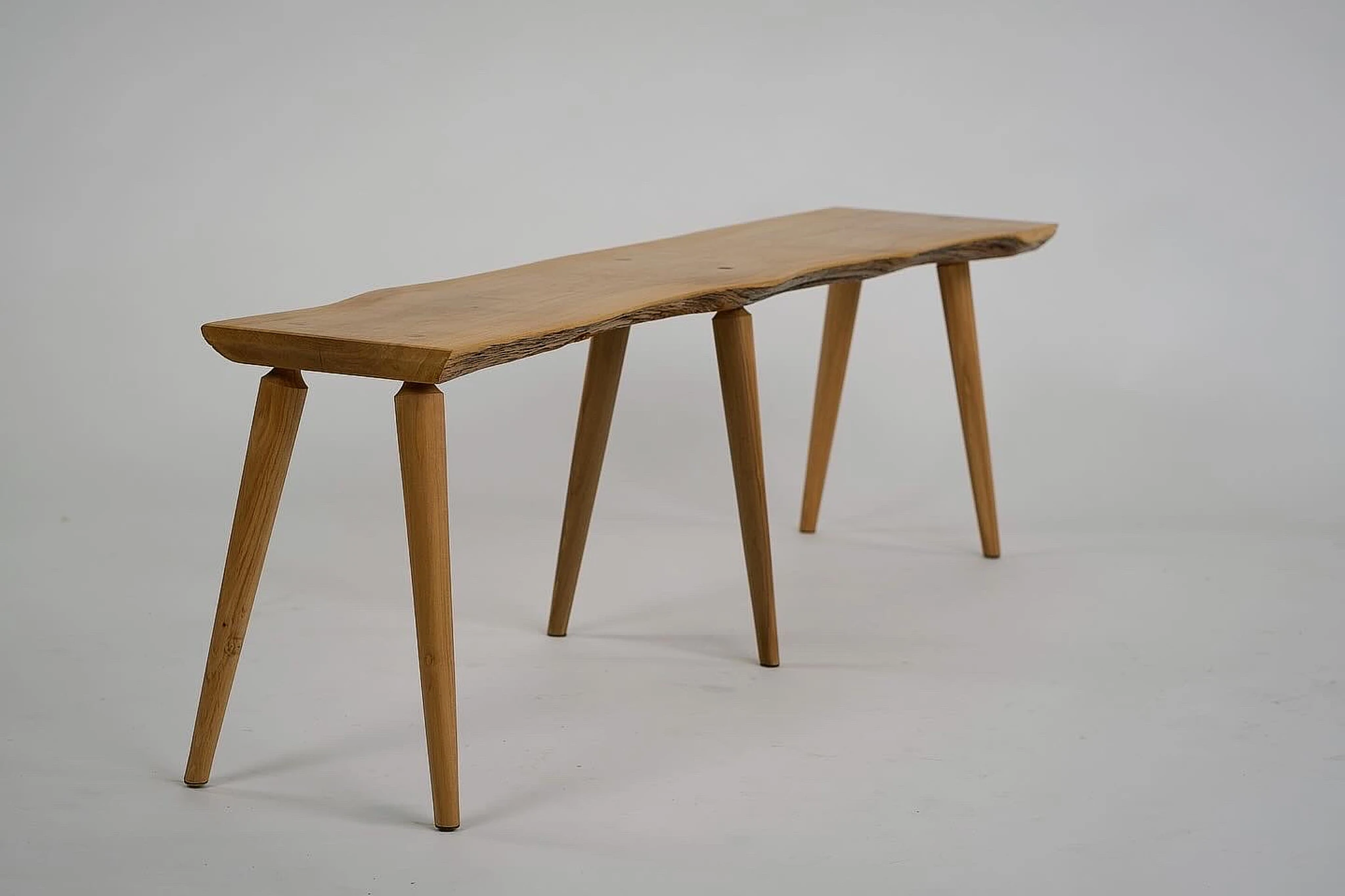 windsor style slab bench